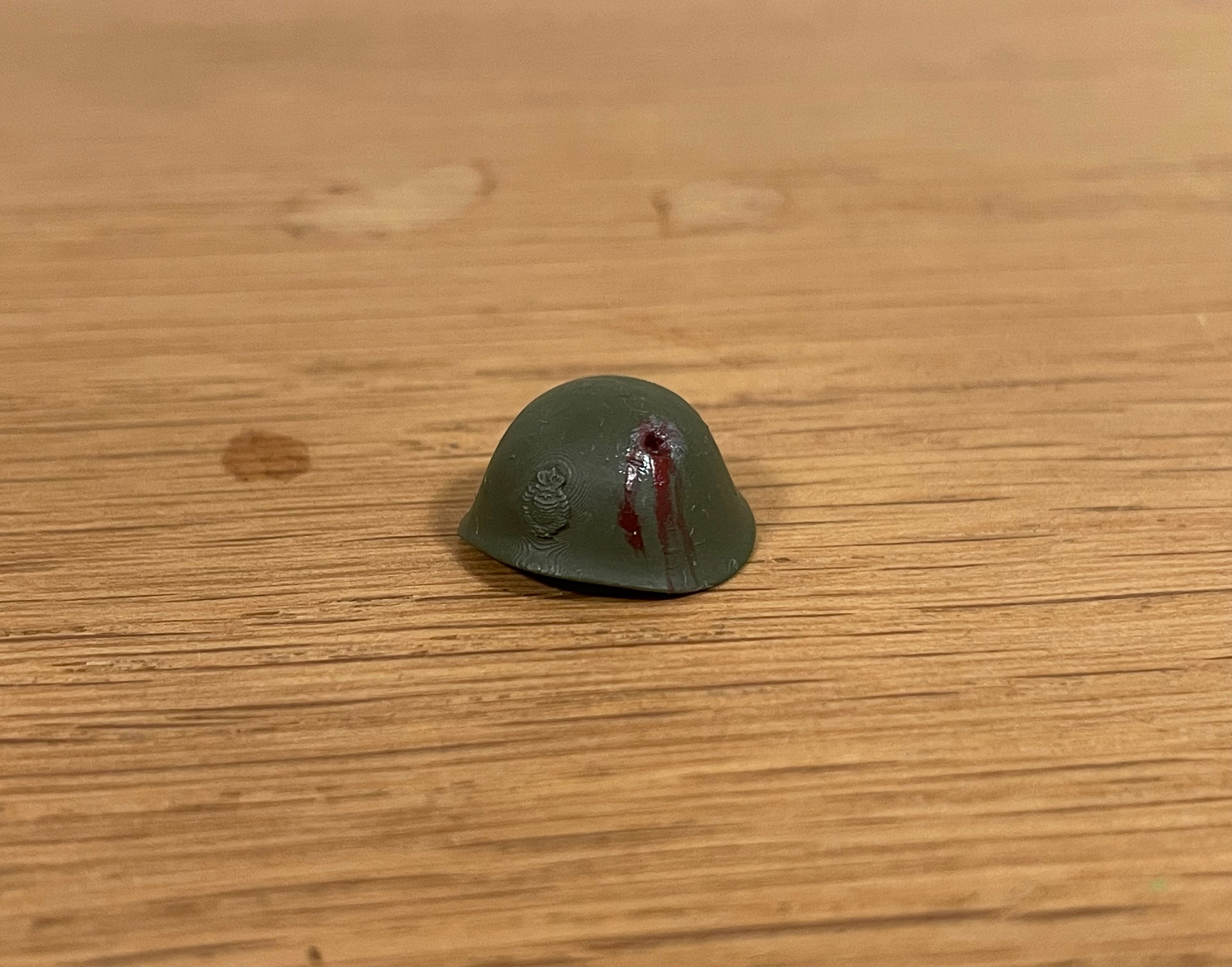 M1923 Danish WW2 Helmet Hand Painted